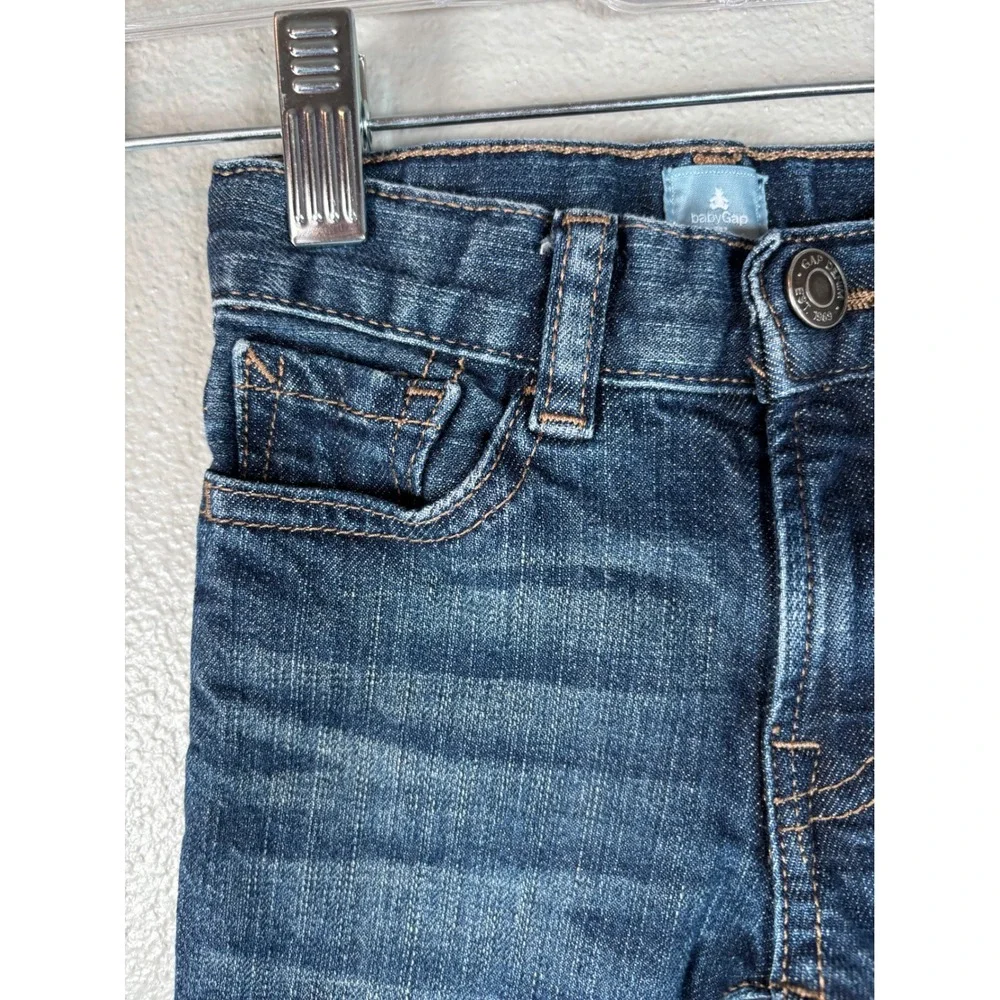 Baby Gap Dark Wash Denim Jeans Kids Size 12 18 Months Straight Leg Toddler‎